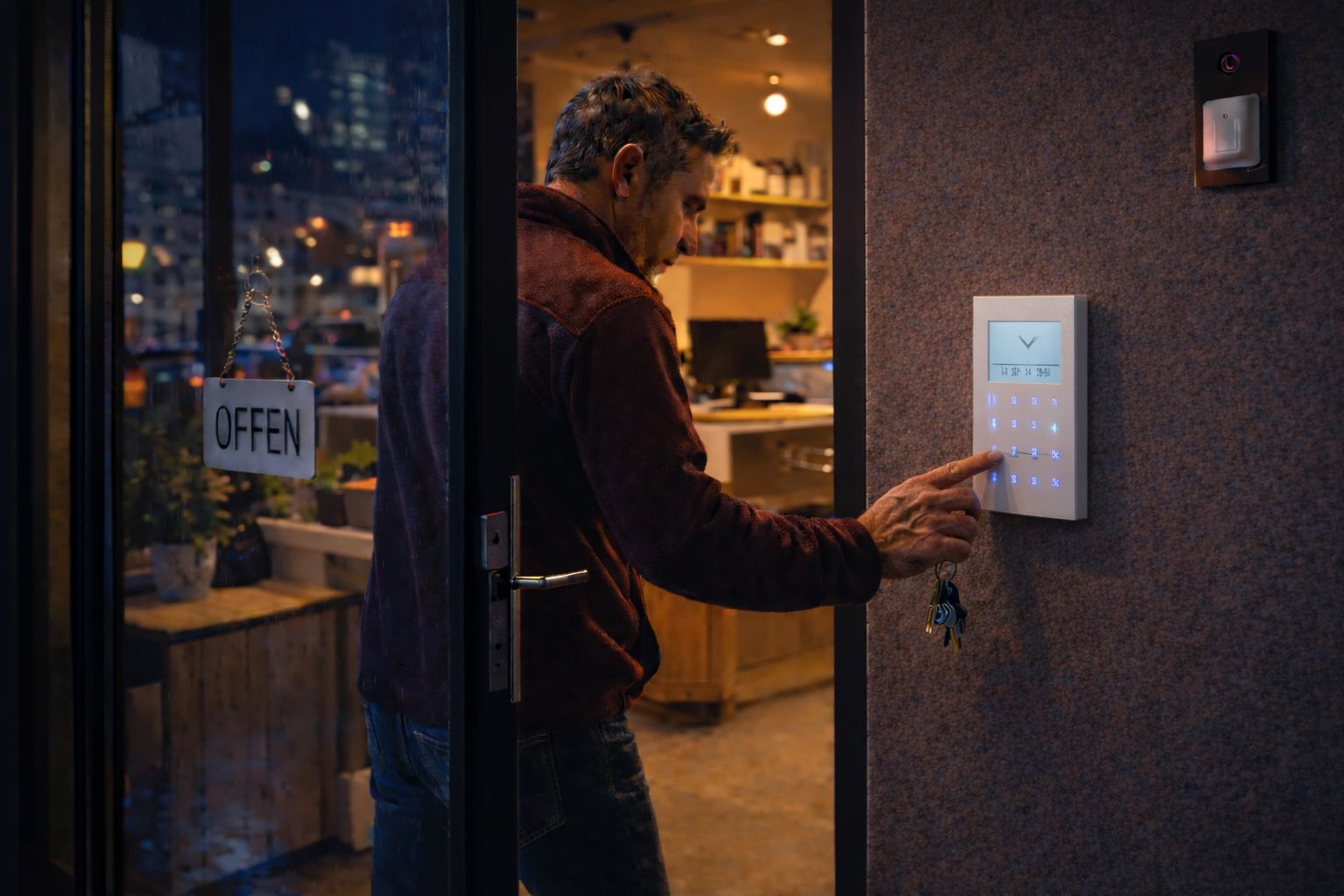 Alarmanlage für Geschäft und Verkaufsräume